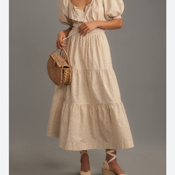 ANTHROPOLOGIE somerset maxi dress puff-sleeve 
Edition - Picture 10 of 10